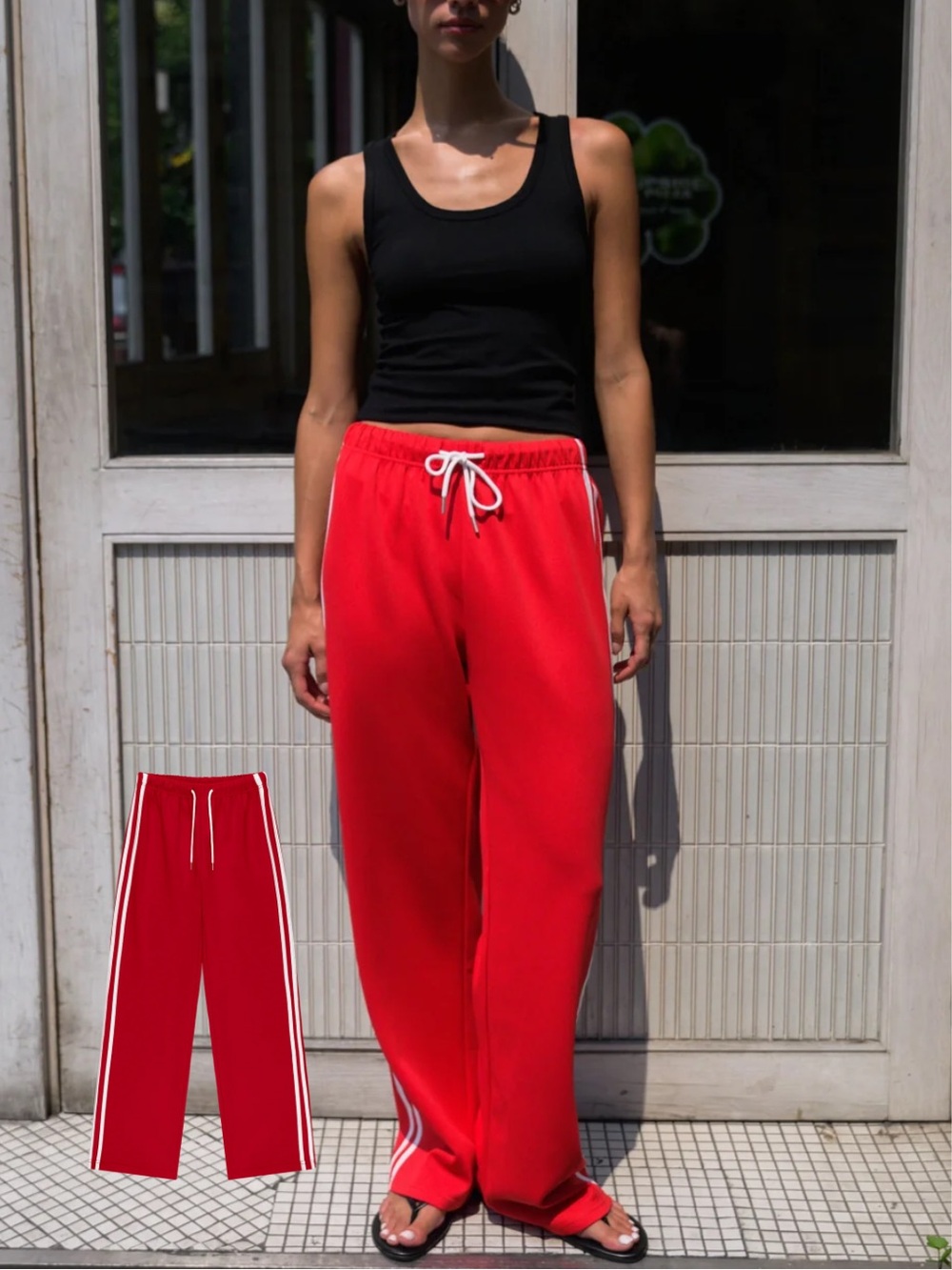 Parke Track Pants - Red